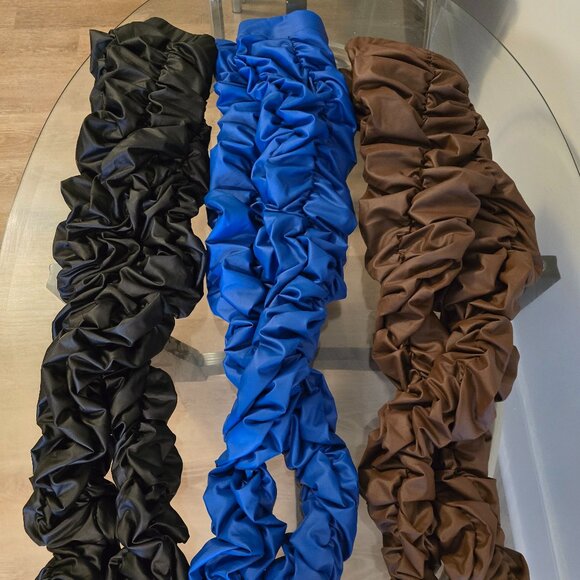 Be Honest Ruched High Waisted Faux Leather Pants - Picture 2 of 2